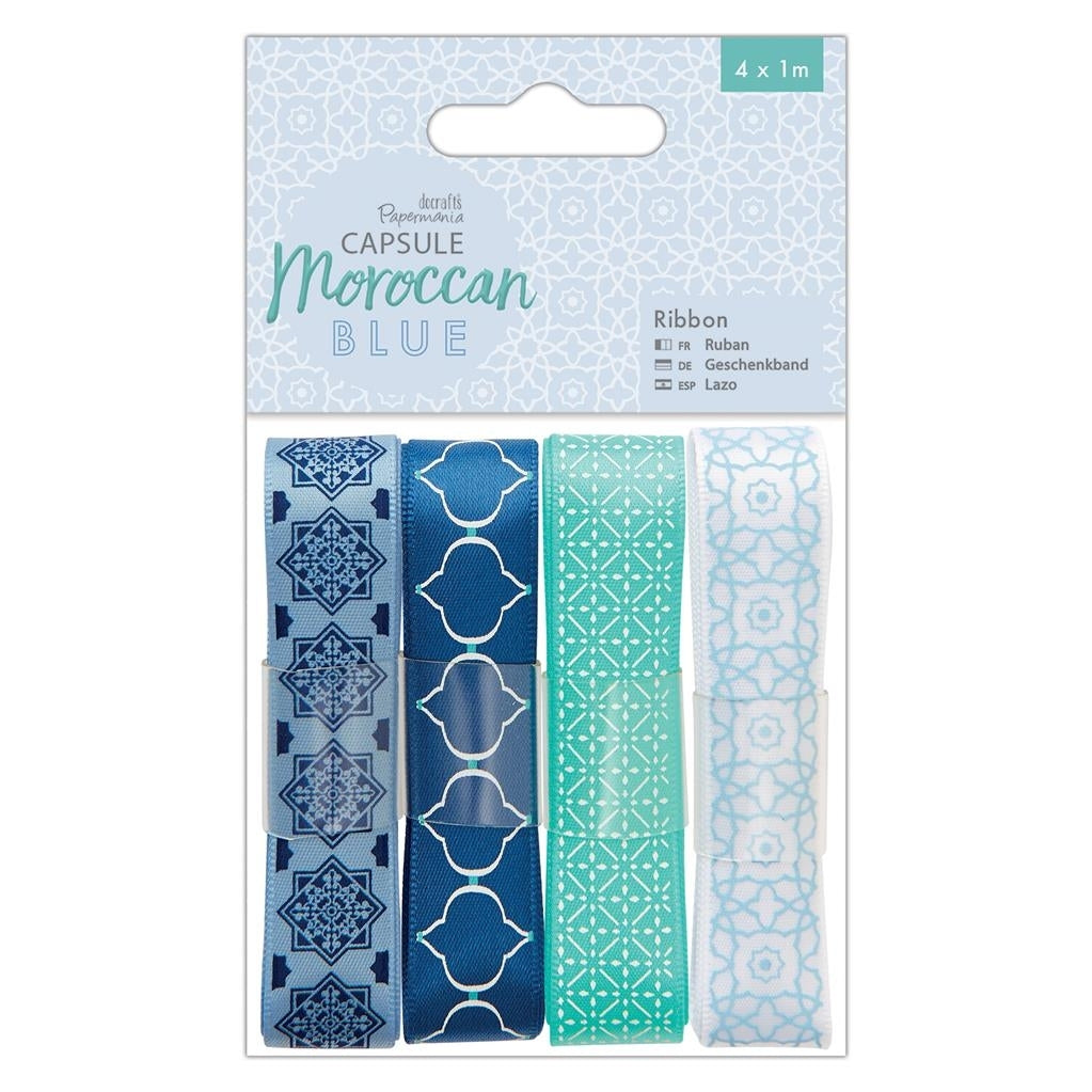 Ribbon (4 x 1m) - Moroccan Blue