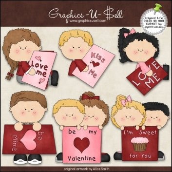 Download - Clip Art - Valentines Cards 1 - Printable Heaven