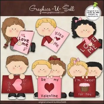 Download - Clip Art - Valentines Cards 1 - Printable Heaven