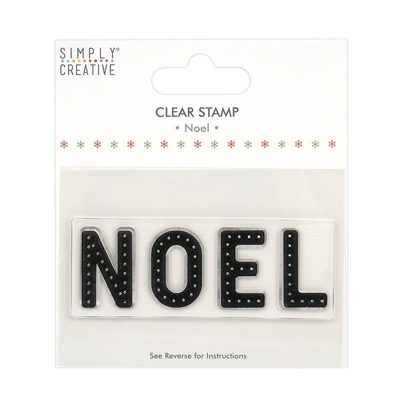 Simply Creative Large Clear Stamp - Noel (SCSTP037X20) - Printable Heaven
