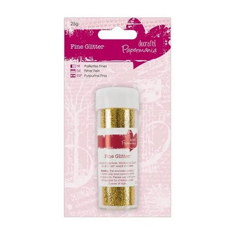 Fine Glitter (25g) - Gold (PMA 401403) - Printable Heaven