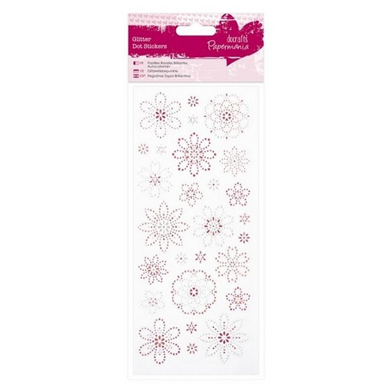 Glitter Dot Stickers - Blooms (PMA 818204) - Printable Heaven