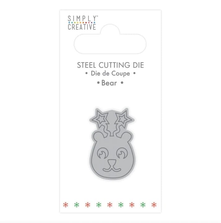 Simply Creative Christmas Mini Die - Bear (SCDIE140X20) - Printable Heaven