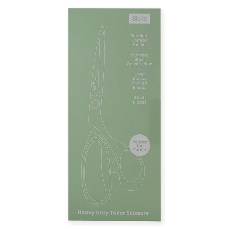 Siska 8 Inch Heavy Duty Stainless Steel Tailor Scissors (SKSCR006)