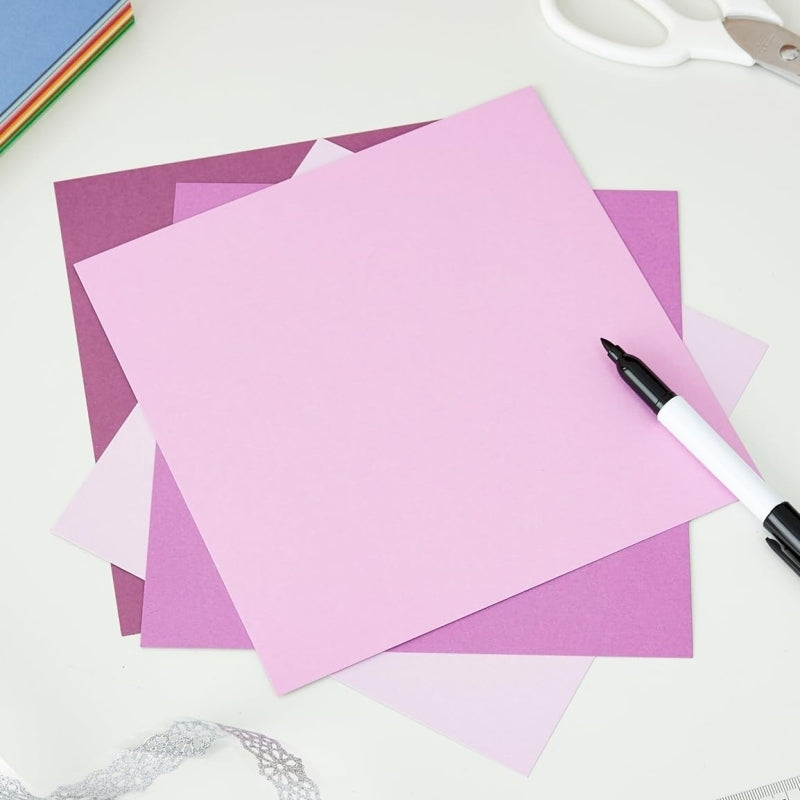 Papermania 6 x 6 Solid Premium Cardstock Colossal 75pcs (PMA