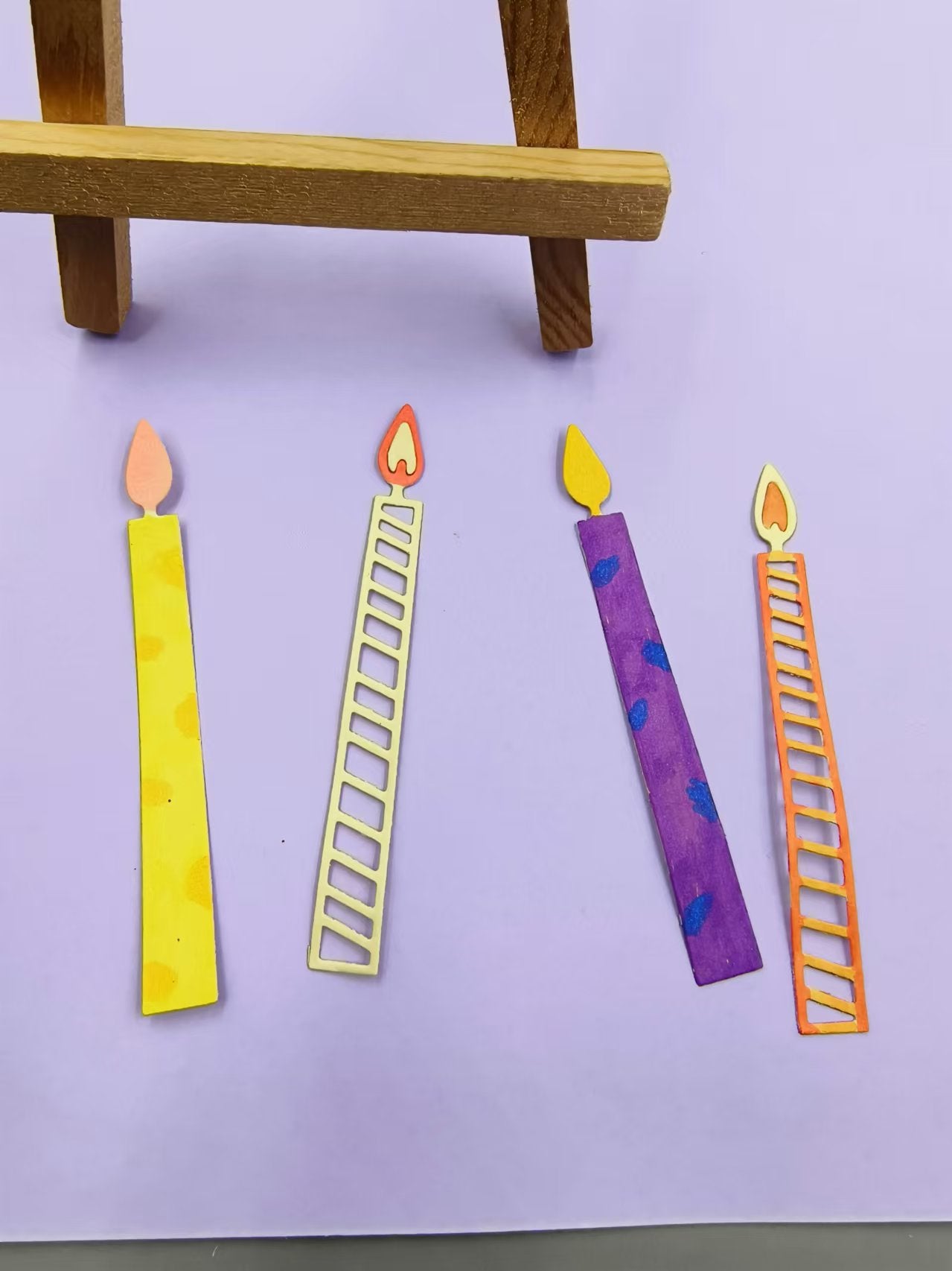Printable Heaven Small Cutting Dies - Candles (D026)