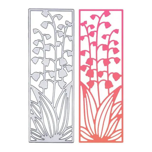 Lily of the Valley Cutting Die Panel (1 PC) (DJ034) - Printable Heaven