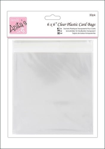 Anita's Card Bags, 16.7cm Square 6 x 6, 50 Pack (ANT 1651007) - Printable Heaven