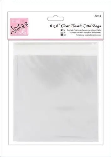 Anita's Card Bags, 16.7cm Square 6 x 6, 50 Pack (ANT 1651007) - Printable Heaven