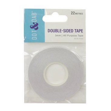 Dot & Dab Double - Sided Tape 3mm x 22m (DDADH039) - Printable Heaven
