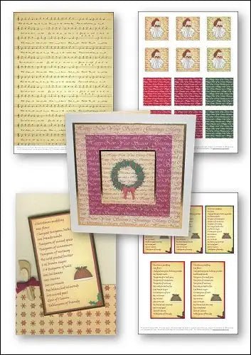 Download - Set - Christmas - Vintage - Printable Heaven