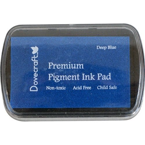 Dovecraft Pigment Ink Pad - Deep Blue (DCIP07) - Printable Heaven