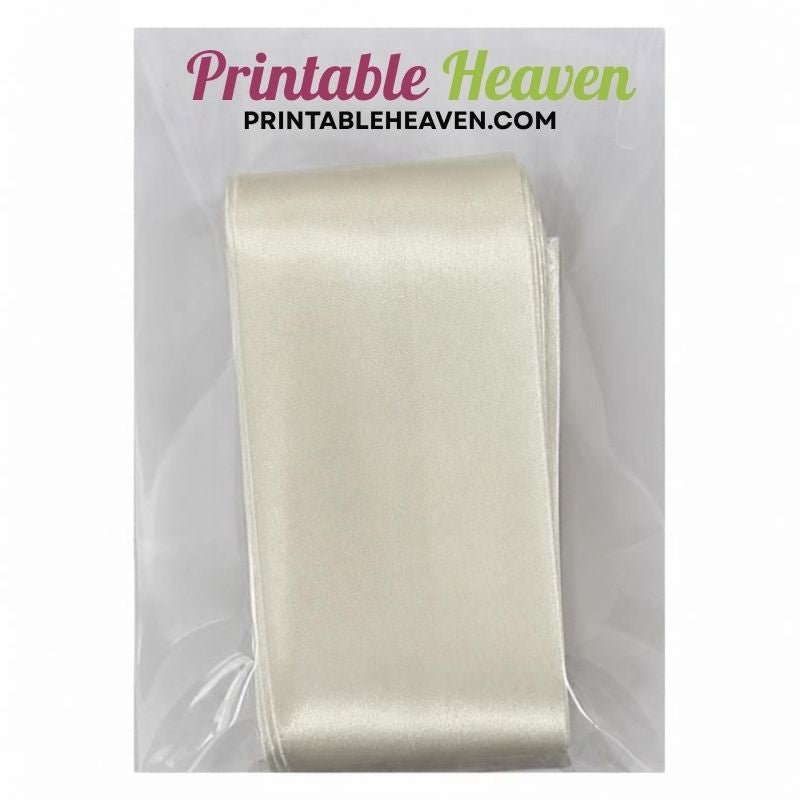 5m Bias Ribbon in Champagne (50mm width) - Printable Heaven