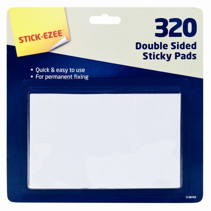 Double Sided Sticky Pads - 320 Pack (STA0392) - Printable Heaven