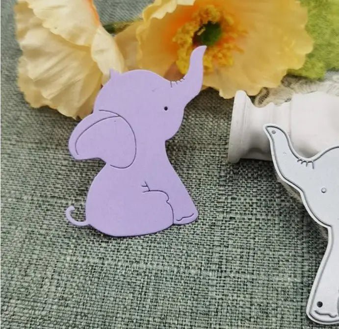Printable Heaven Cutting Die Cute Baby Elephant (A067) - Printable Heaven