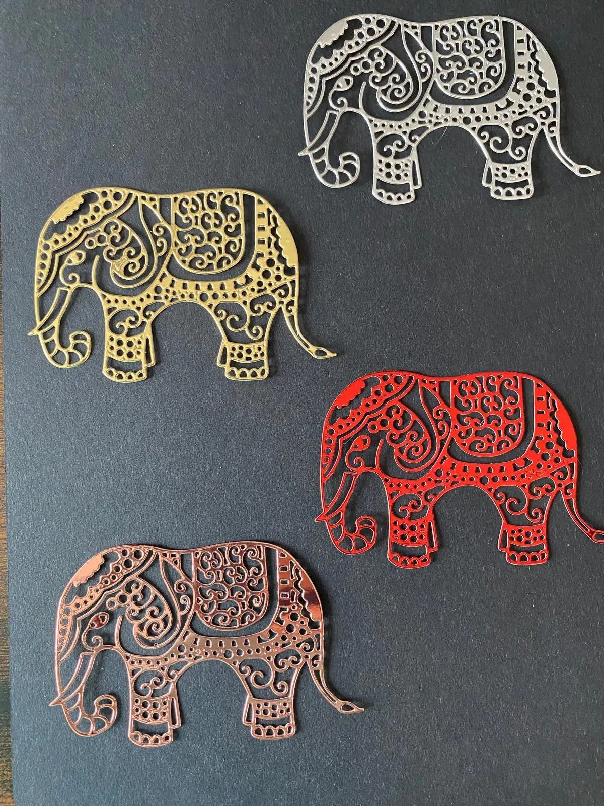 Printable Heaven Large Cutting Die Mandala Style Elephant (A070) - Printable Heaven