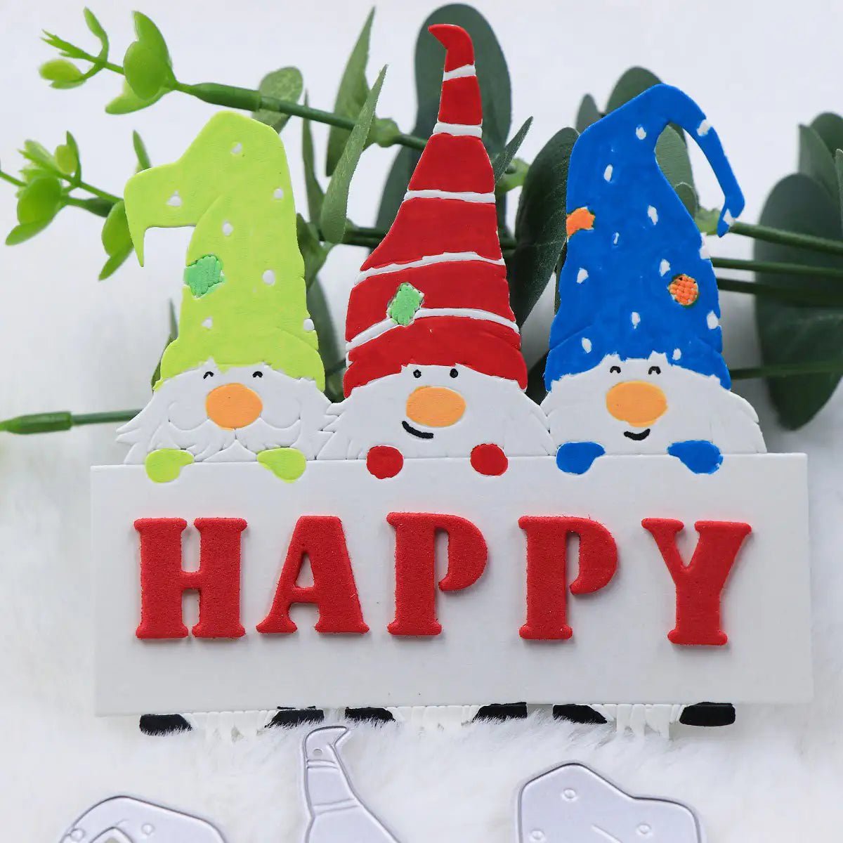 Printable Heaven Large Cutting Die 3 Gonks (A177) - Printable Heaven