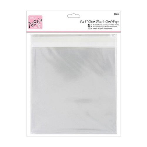 8x8 Clear Bags (50pack) (ANT 1651009)