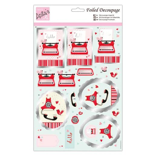 Foiled Decoupage - You're My Type (ANT 169835) - Printable Heaven