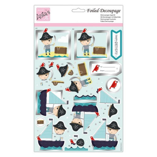Foiled Decoupage - Shiver Me Timbers (ANT 169919)