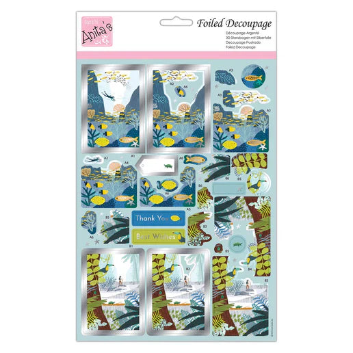 Foiled Decoupage - The Explorer (ANT 169954)