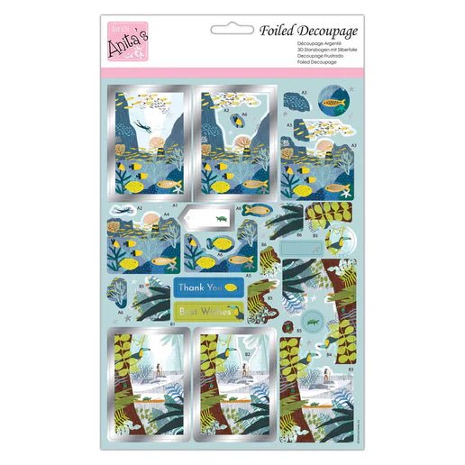 Foiled Decoupage - The Explorer (ANT 169954) - Printable Heaven