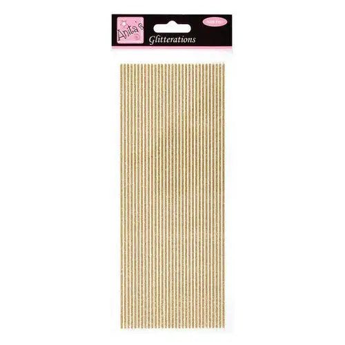 Anita's Glitterations - Borders - Gold (ANT 8181012 ) - Printable Heaven