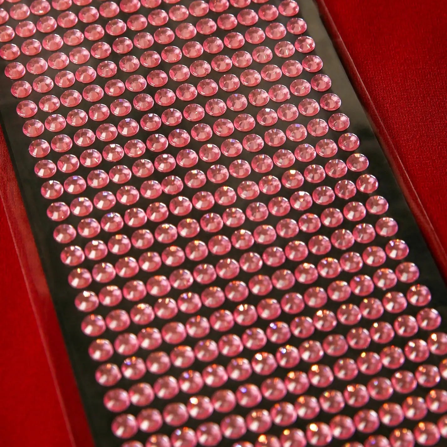 6mm Pink Crystal Sticky Gems - Printable Heaven