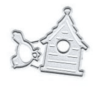 Birdhouse and Little Bird cutting Die (2 pcs) (A017) - Printable Heaven