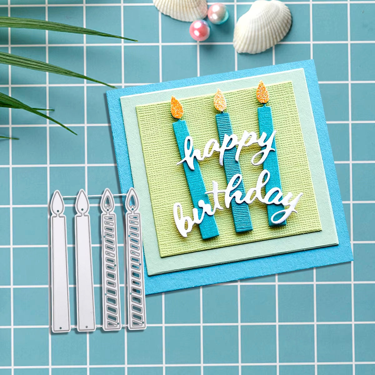 Printable Heaven Small Cutting Dies - Candles (D026)