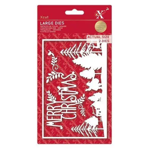 Xcut Large Dies - Merry Christmas - Printable Heaven