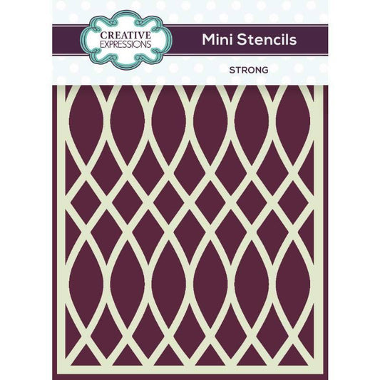 Creative Expressions Mini Stencil Strong 4 in x 3 in (CEMSSTRONG)