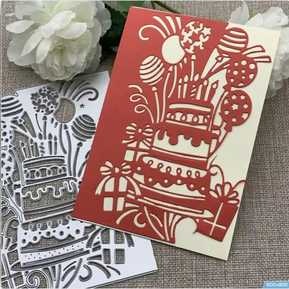 Printable Heaven Large Cutting Die A Perfect Celebration (D047) - Printable Heaven