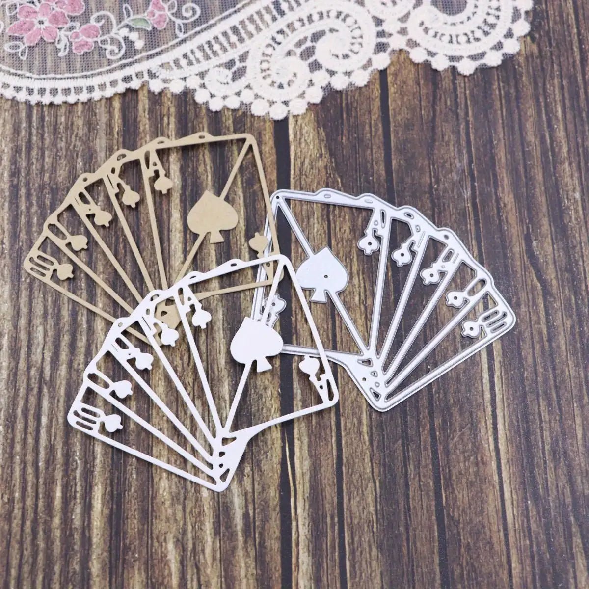 Printable Heaven Cutting Die Playing Cards Ace of Spades (D056) - Printable Heaven