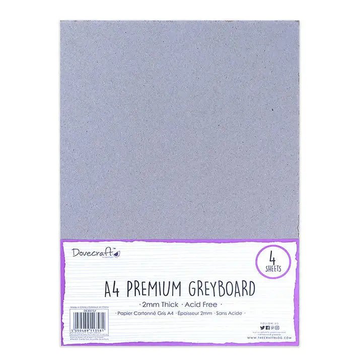 Dovecraft Essentials A4 Grey Board (DCBS157) - Printable Heaven