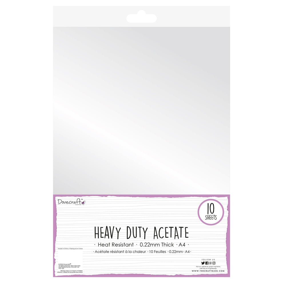 Dovecraft Essentials Heavy Duty Acetate (DCBS250)