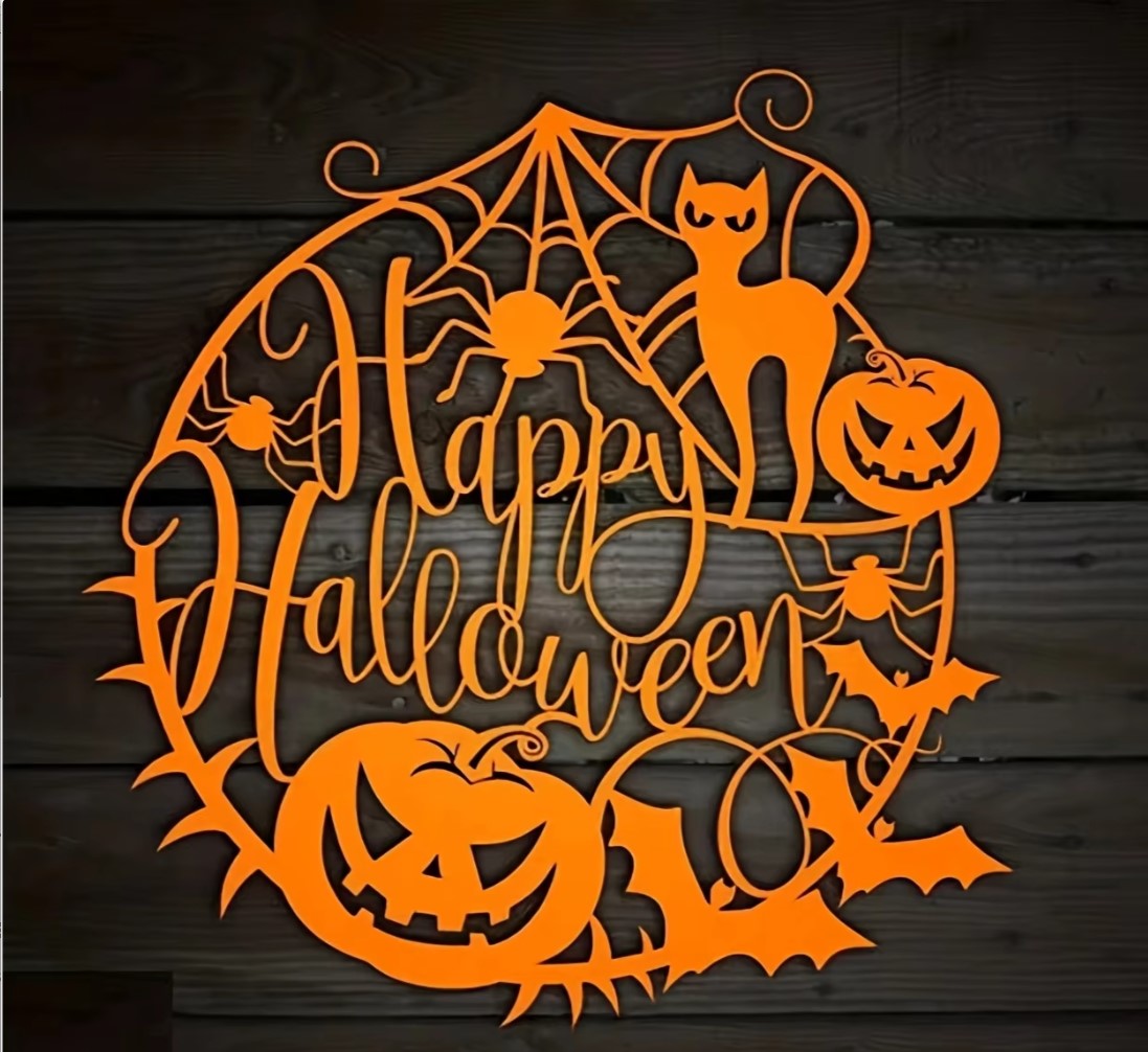Printable Heaven Cutting Die Happy Halloween (DJ071N)