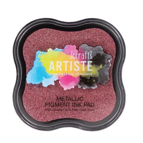Pigment Ink Pad - Metallic Berry Red (DOA 550121) - Printable Heaven