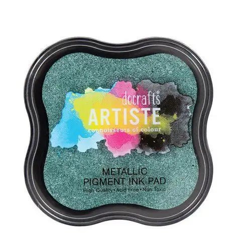 Pigment Ink Pad - Metallic Evergreen (DOA 550122) - Printable Heaven