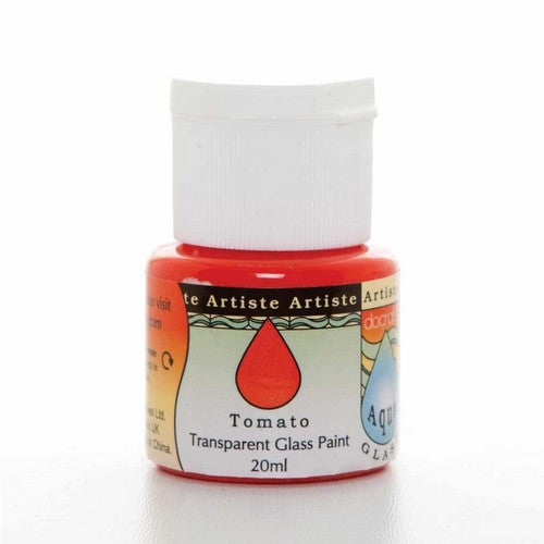 Artiste Glass Paint (20ml) - Aquaglass - Tomato (DOA 764103 )