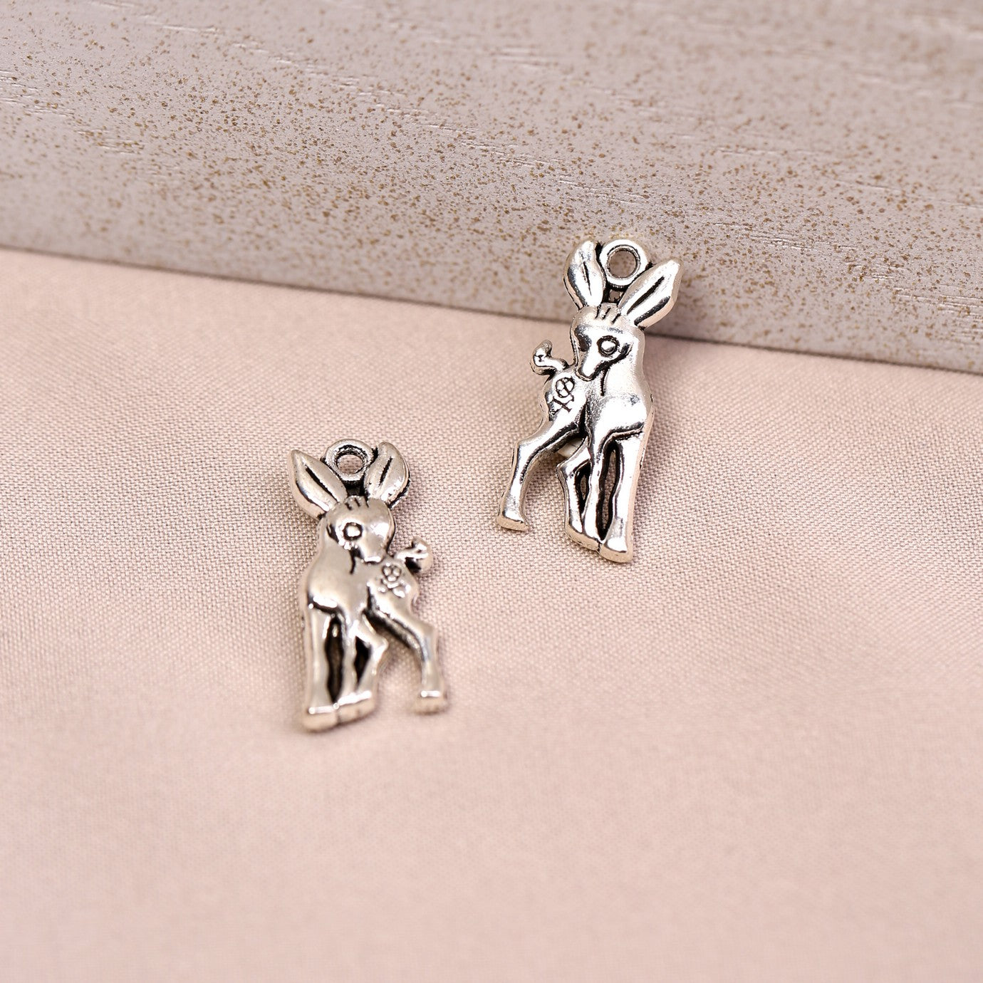Deer Metal Charms (8pcs) (MLB-011)