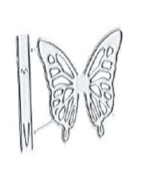 Delicate Butterfly Cutting Die (2 PCS) (A188) - Printable Heaven