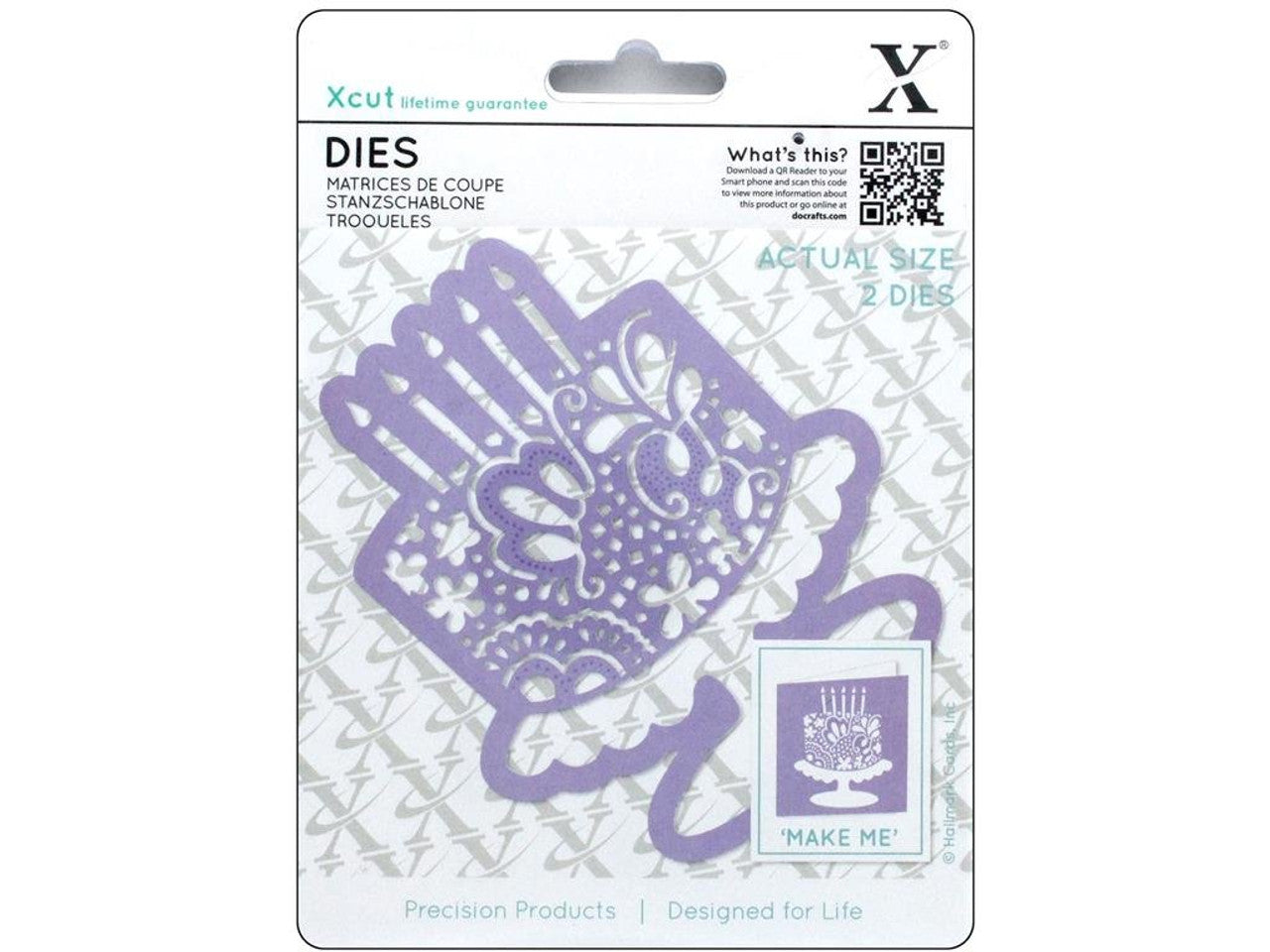 Xcut Dies (2pcs) - Floral Cake (XCU 503095)
