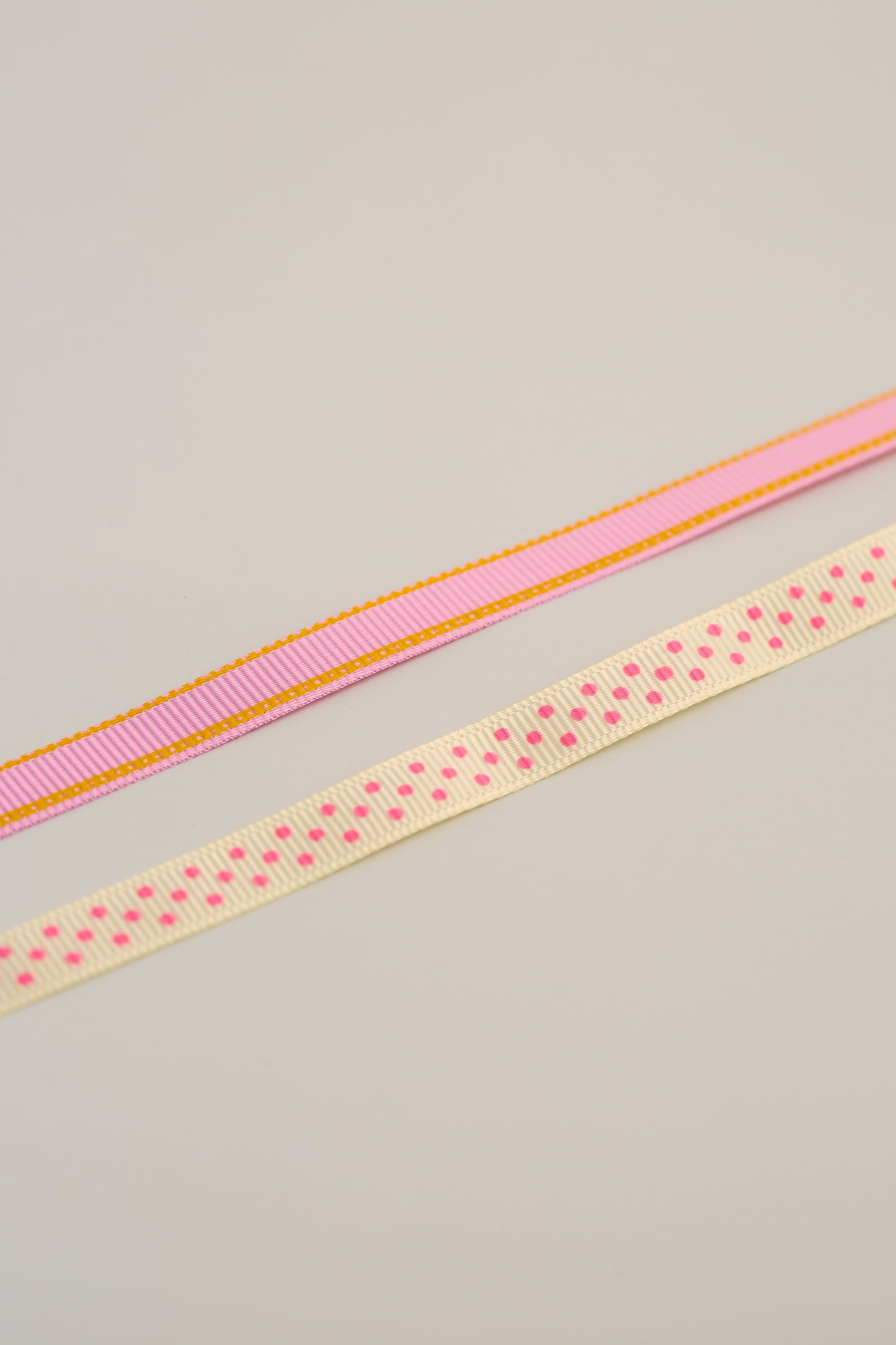 Dovecraft With Love Ribbon - Spots & Stripes (2pk)