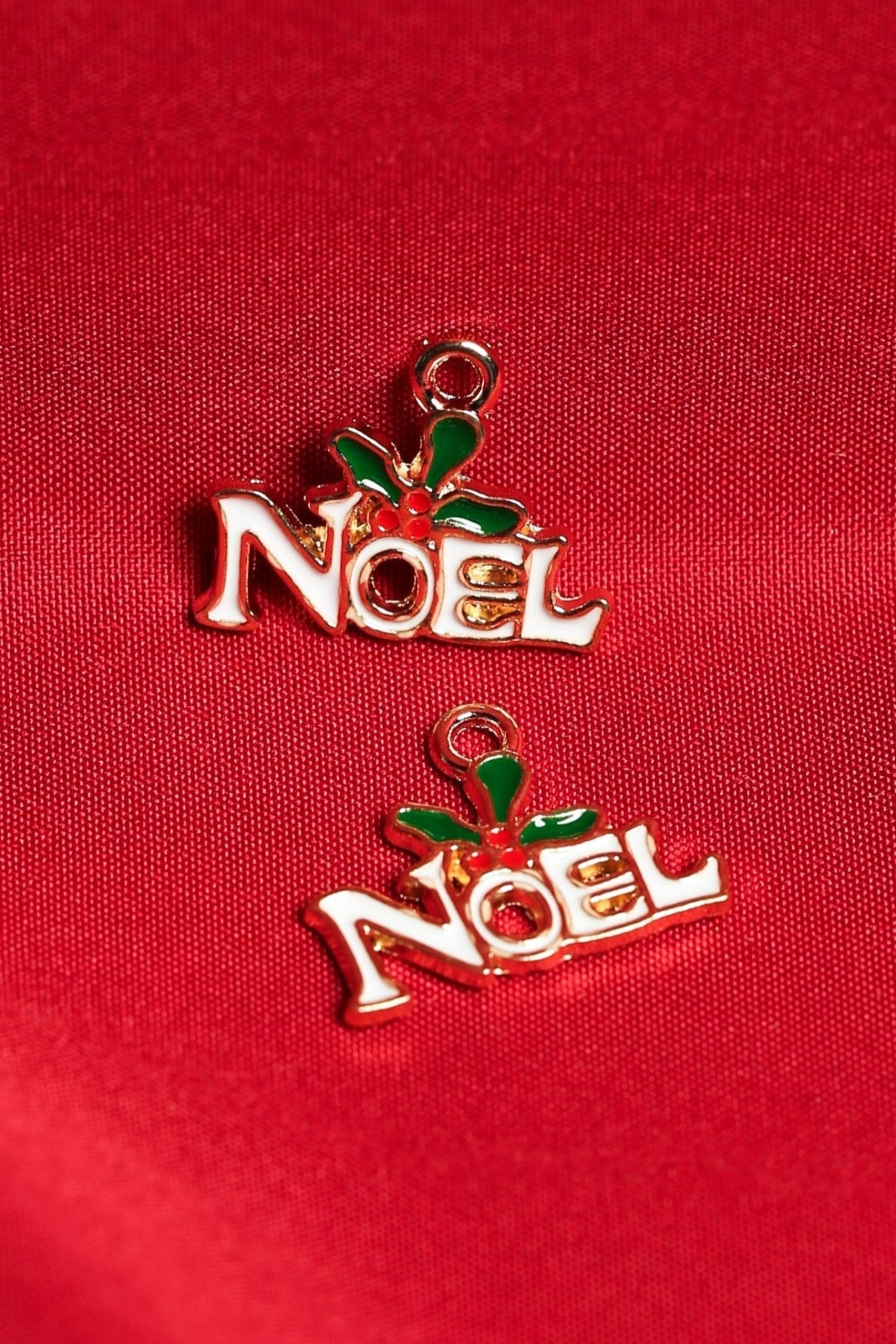 Noel Metal Charms (2pcs) (MLB - 069) - Printable Heaven