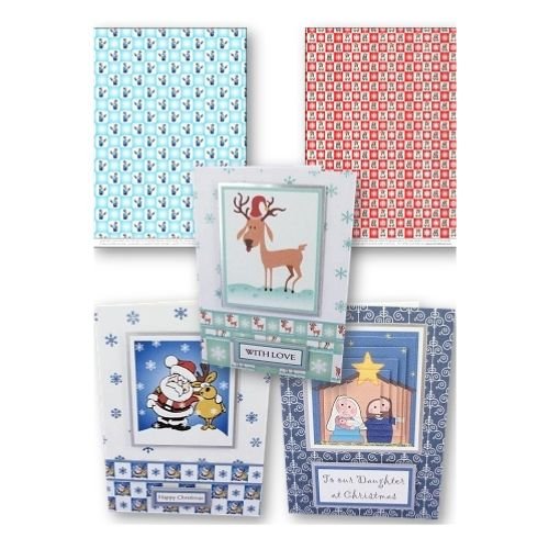 Download - Set - Christmas Escapades Backgrounds - Printable Heaven