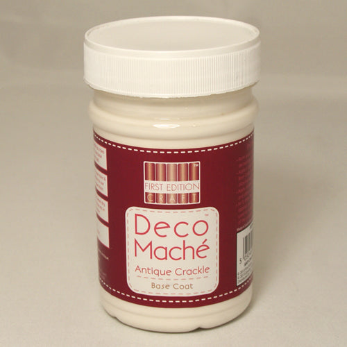 First Edition Deco Mache Antique Crackle Base LG (FEDEC903)