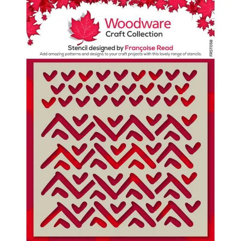 Woodware Tribal 6 in x 6 in Stencil (FRST058) - Printable Heaven