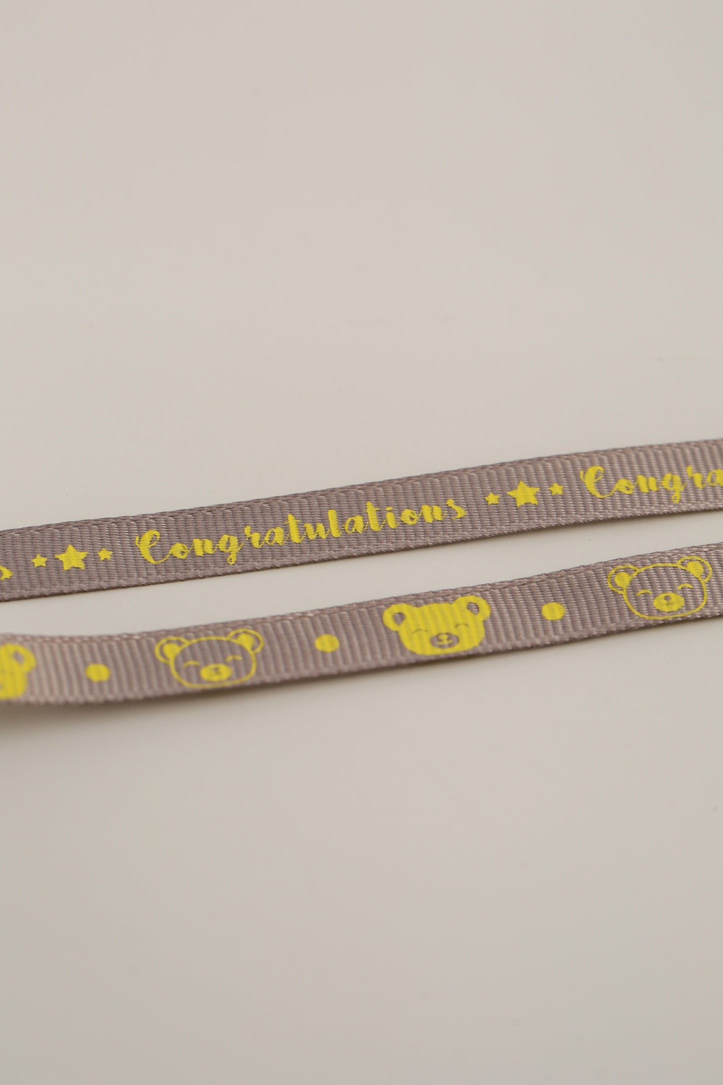 Dovecraft Baby Ribbon - Congratulations (2pk)