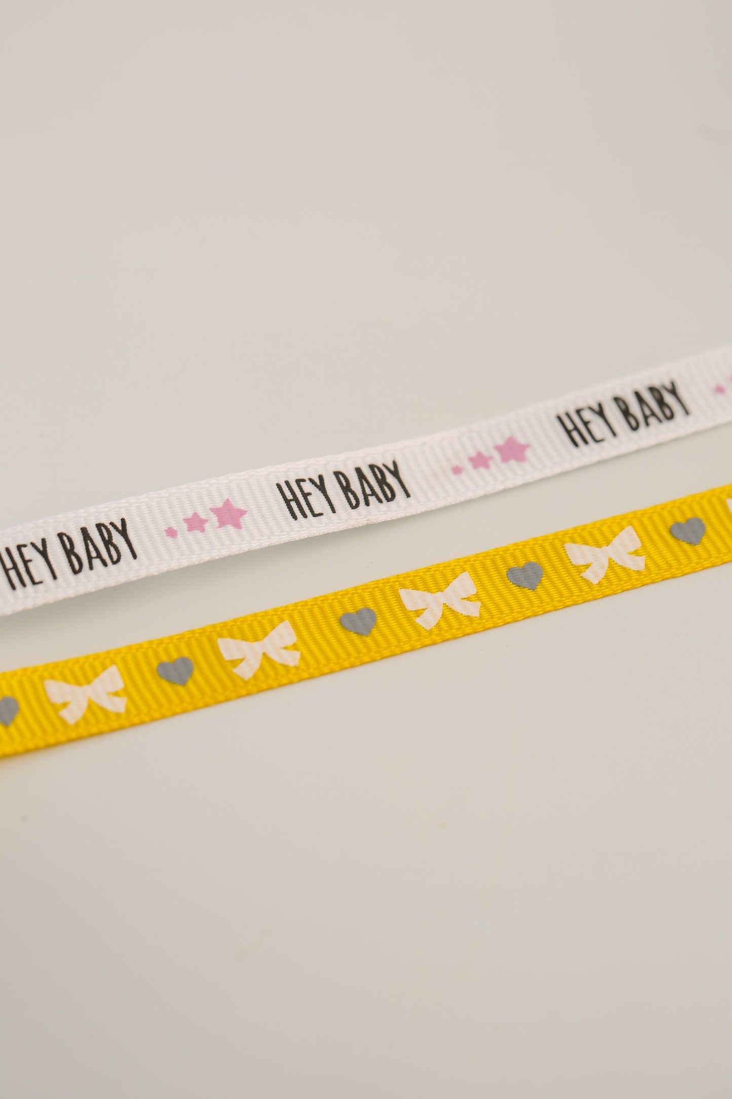 Dovecraft Baby Ribbon - Hey Baby (2pk)